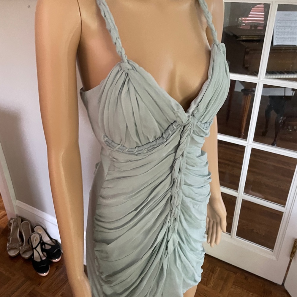 Light blue silk Karen Millen dress, size US 8